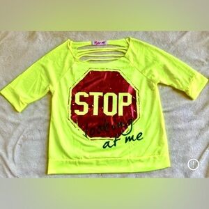 ‘Stop Looking At Me’ Women’s Top (S)